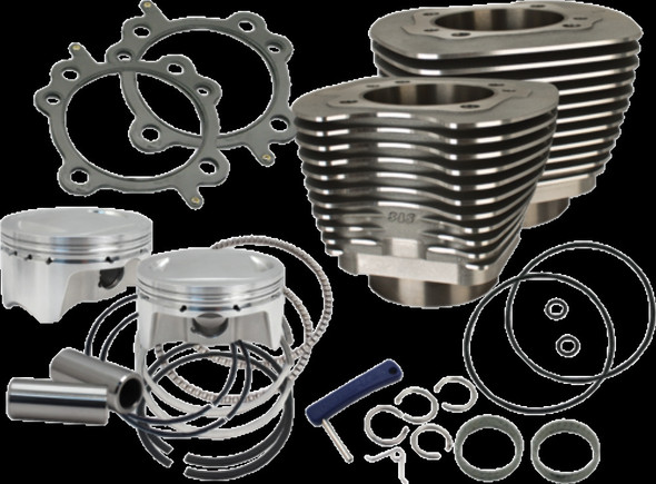 S&S CYCLE 910-0500 CYLINDER KIT 107"TC BLK