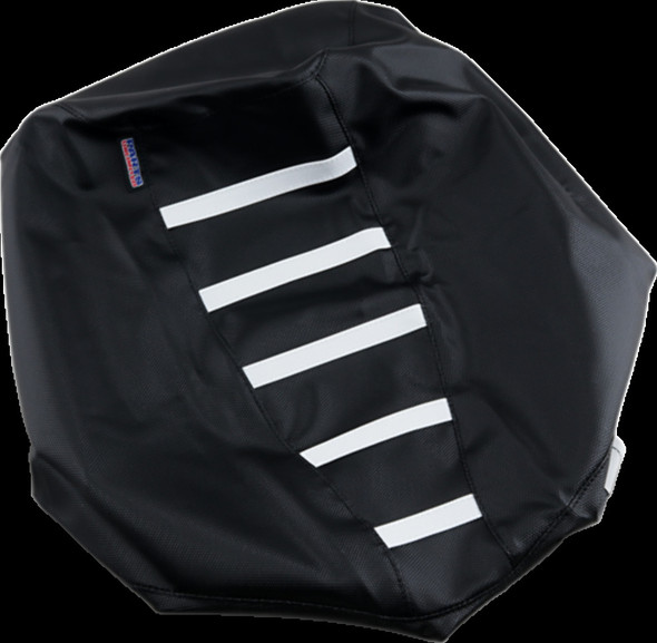 PARTS UNLIMITED 0821-2898 SEAT COVER AC RIB BK/WHT