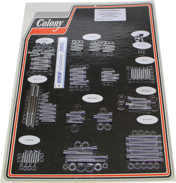 COLONY 1026-P BOLT KIT ENGINE CHR