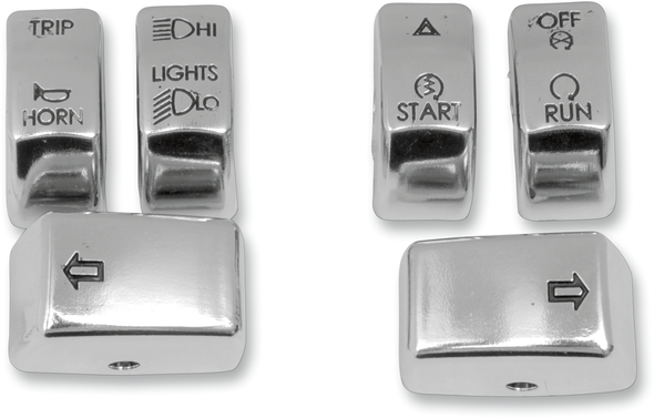 DRAG SPECIALTIES 0616-0152 CAPS SWITCH CHR 11 ST
