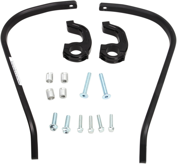 MOOSE RACING HARD-PARTS 0635-1495 HANDGUARDS OD/WRP BK