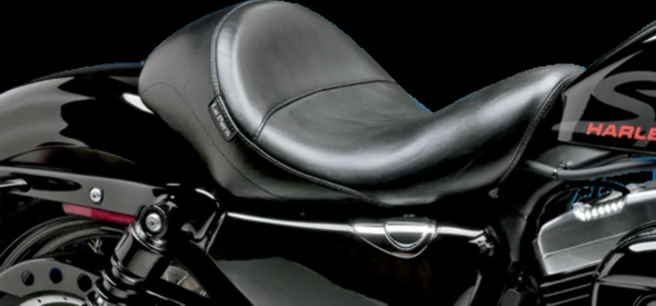Le Pera LFK-316 Aviator Solo Seat (3.3 Gallon) Black 09-14 Harley XL883N