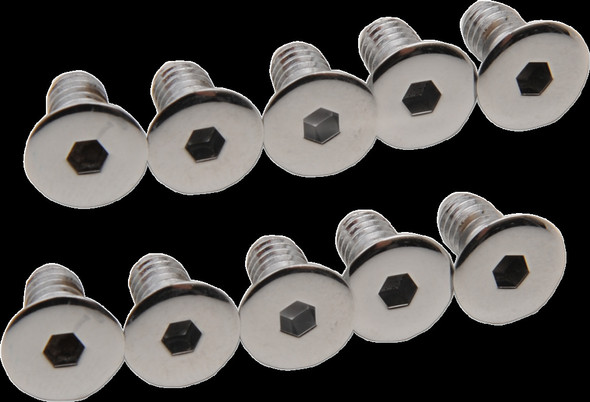 DRAG SPECIALTIES DS-190816 DERB/INSP SCREWS 12-24