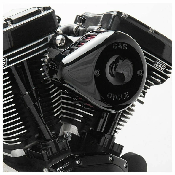 S&S Cycle 170-0440C Mini Air Cleaner Black for 07+ Harley Sportster XL
