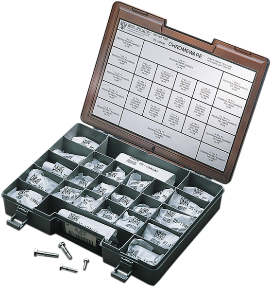 DRAG SPECIALTIES DS-190600 HEX HEAD BOLT ASST COARSE