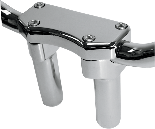 DRAG SPECIALTIES 0602-0588 RISER BUFF W/CLAMP 4" CHR