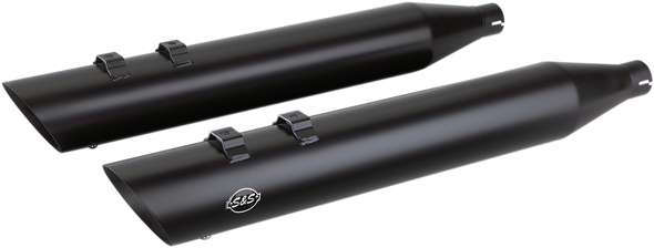 S&S CYCLE 550-0692 MUFFLERS BLK SLSH 95-16