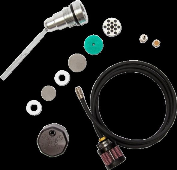 Feuling 3092 Black Vented Oil Dip Stick Breather Harley Touring Twin Cam 06-17
