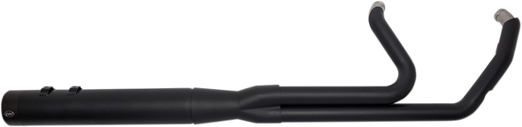 S&S CYCLE 550-0729 EXHAUST 2:1 BLK FLT 17-19