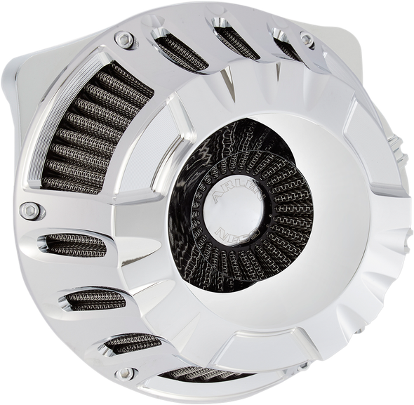 Arlen Ness Chrome Inverted Air Cleaner Filter 08-17 Harley Touring Softail FXSB
