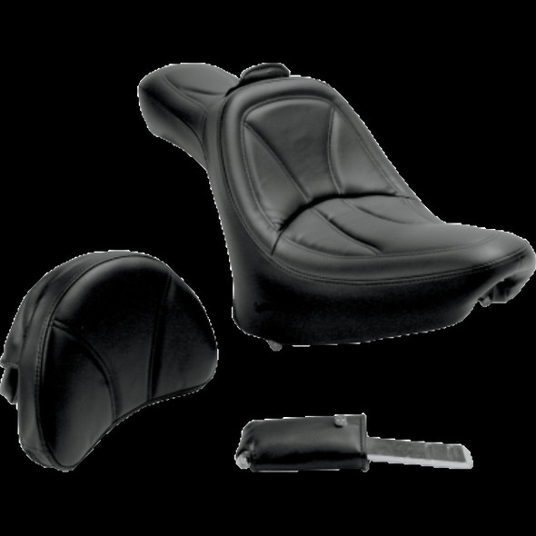 Saddlemen 00-05 Harley FLSTC King Seat with Backrest