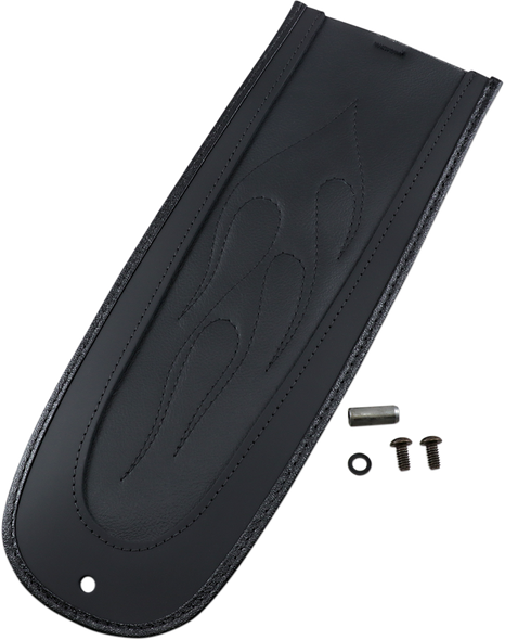 DRAG SPECIALTIES 1405-0152 FENDER SKIN FLAME STITCH FITS FXST 84-99