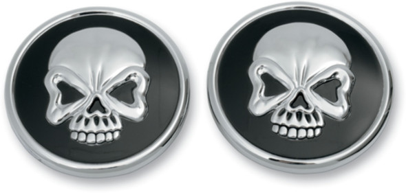 DRAG SPECIALTIES 0703-0524 CAP GAS CHR SKULL 97-19