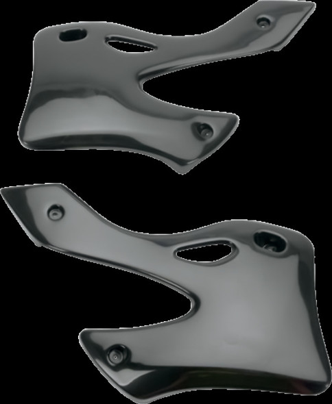 UFO KA03720001 R CVR KX125/250 99-02 BLK