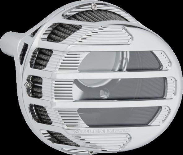 Arlen Ness Chrome Side Kick Air filter Cleaner Kit 08-17 Harley Touring Softail