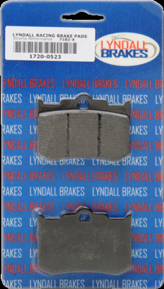 LYNDALL RACING BRAKES LLC 7182X BRAKE PADS XTRM PM 4PSTN