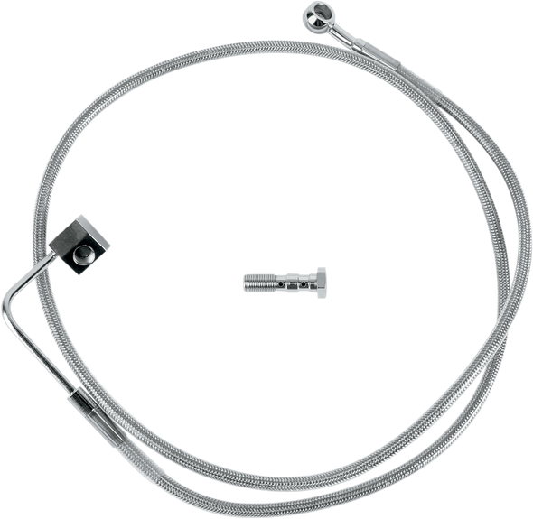 DRAG SPECIALTIES 1204-2743 RR BRAKE LINE 87-99 FLST