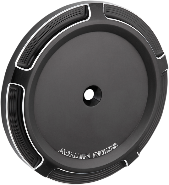 Arlen Ness Beveled Black Stage 1 Big Sucker Air Cleaner Cover Harley Davidson