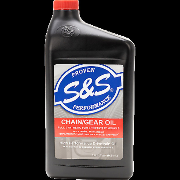 S&S CYCLE 153763 OIL S&S CHAIN/GEAR SYN QT