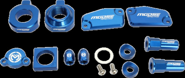 Moose Racing Bling Pack Billet Aluminum Blue For Husqvarna TC85 2015-2017