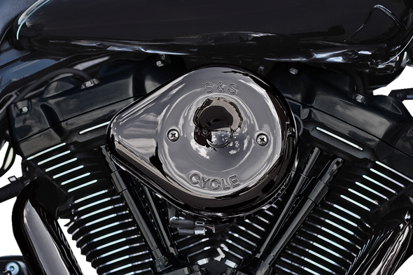 S&S Cycle 170-0781 Stealth Teardrop Air Cleaner - M8 - Lava Chrome