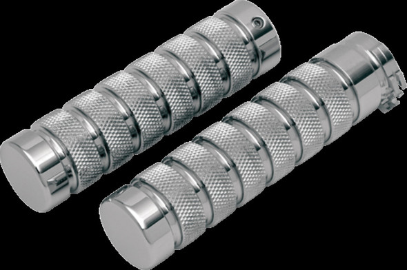 ACCUTRONIX GR100-KNC GRIPS KNURLED NOTCH CHR