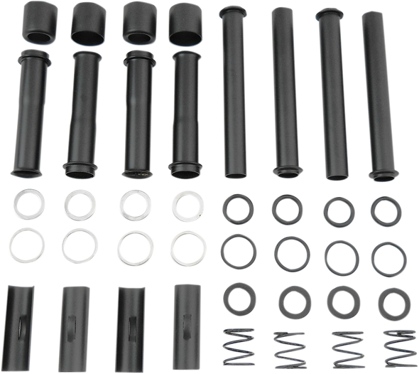 DRAG SPECIALTIES 0928-0042 TUBES PR CVR BLK 04-19XL