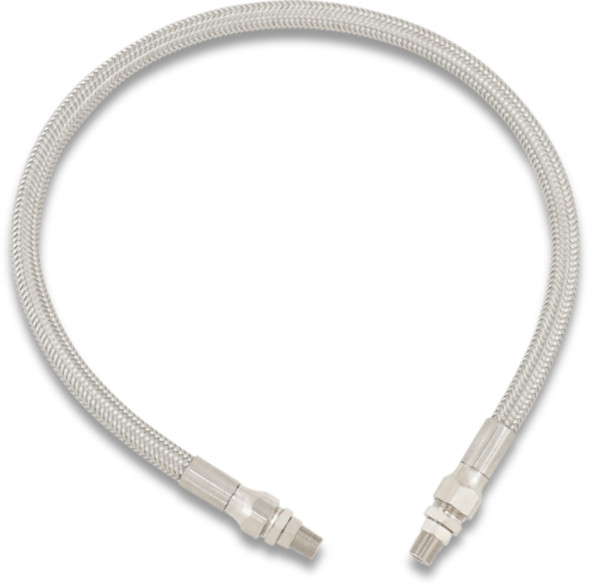 DRAG SPECIALTIES 0711-0055 22"SS OIL LINE W/FITTINGS