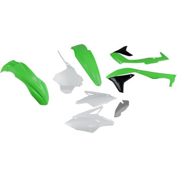 UFO KAKIT226-999 Replacement Body Kit - OEM Green/White/Black
