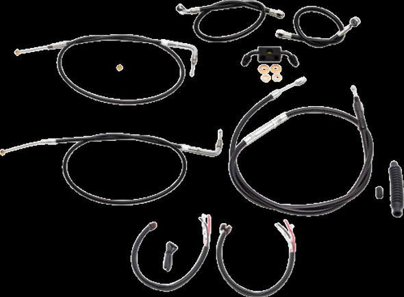 LA CHOPPERS LA-8231KT2-16B CABLE KIT CB15-17ABS FXDF