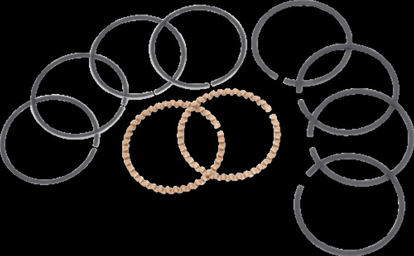 S&S CYCLE 94-2203X RING SET S&S 3-7/16"+.03