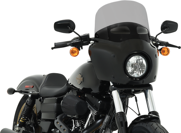 Memphis Shades Road Warrior 11" Windshield Vented Black Smoke #MEP87412