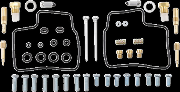 Parts Unlimited Carburetor Rebuild Kit FOR HONDA VT1100C, VT1100C2 1995-1996