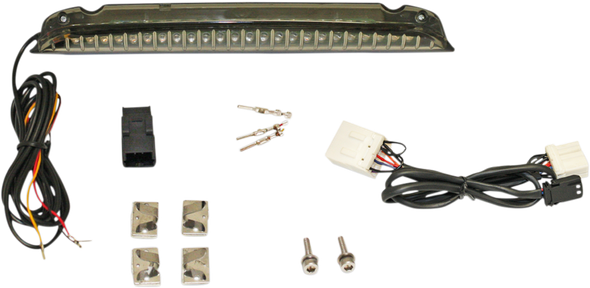 Custom Dynamics CD-LR-02-S Luggage Rack LED Light Bar w/ Smoke Lens for Harley