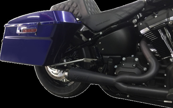 Cycle Visions Black Bagger Tail Saddlebag Mounts 18-20 Harley Softail FLSL FXBB