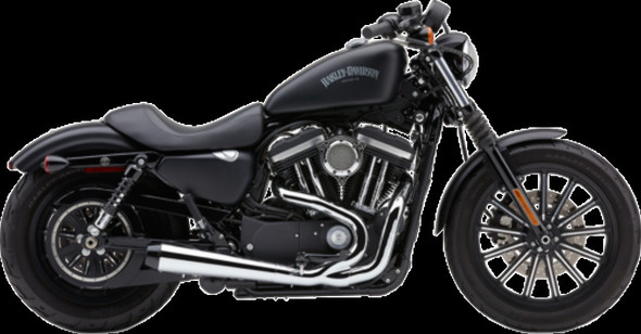 Cobra El Diablo 2 into 1 Exhaust Systems Chrome with Black Tip 6473