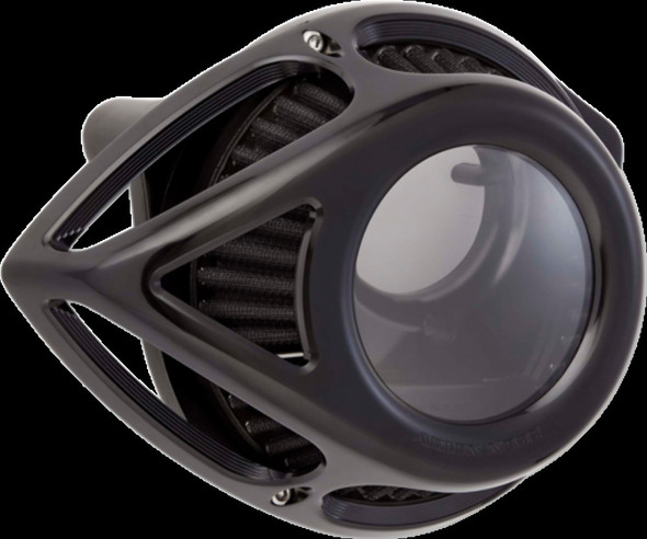 Arlen Ness Black Clear Tear Air Cleaner Filter Kit 08-17 Harley Touring Softail
