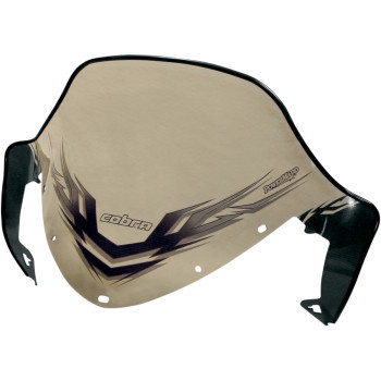 POWERMADD/COBRA 11931 WINDSHIELD 13" CLR POL