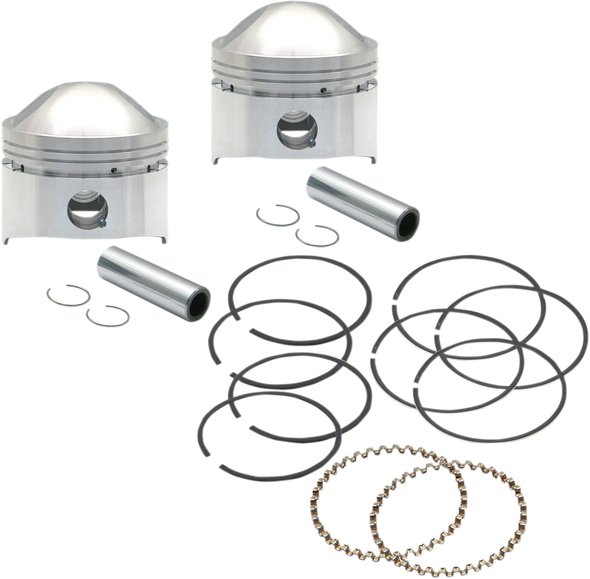 S&S CYCLE 106-5496 PISTON KIT 36-80 LC .010