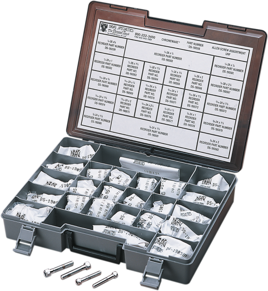 DRAG SPECIALTIES DS-190558 ASSORTMENT UNF SOCKET BLT