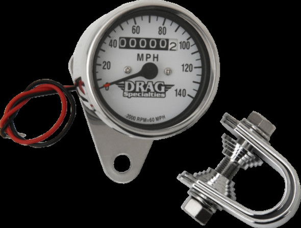 DRAG SPECIALTIES DS-244135 2:1 WHT FACE MINI SPEEDO