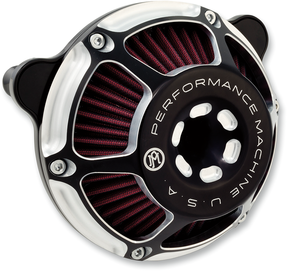 PERFORMANCE MACHINE (PM) 0206-2124-BM AIRCLEANER MAXHP 14+IN CC