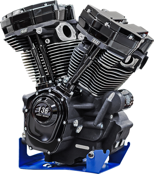 S&S Cycle 310-1289 MK136 Black Edition Engine - Race Only - M8 Touring