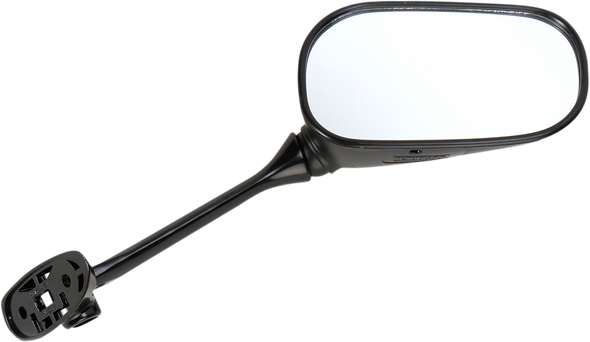 Emgo 20-97211 Mirror - Side View - Oval - Black - Right