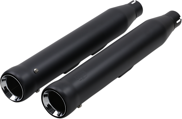 Cobra 6041B Neighbor Hater Slip-On Mufflers - 3" - Raven Black - Fat Boy