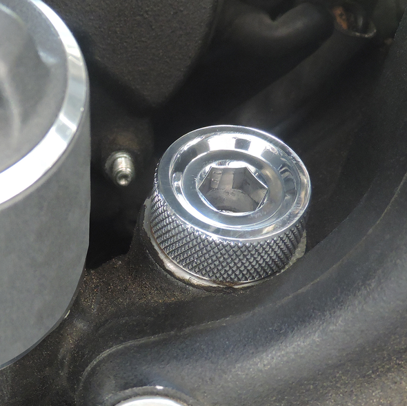 Accutronix TDS01-KC Knurled Transmission Dipstick - Chrome