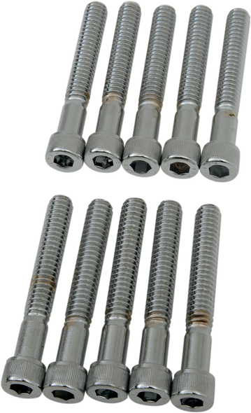 Drag Specialties Bolts - Socket-Head - Knurled - 1/4-20 X 1-3/4"