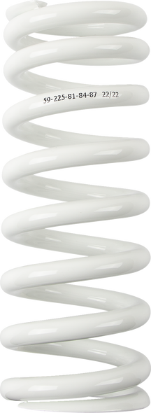 Moose Racing 1312-1025 Shock Spring - 59 mm - 81/84/87 n/mm - White