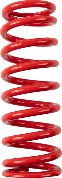 Moose Racing 1312-0998 Shock Spring - 64/66 mm - 50 n/mm - Red