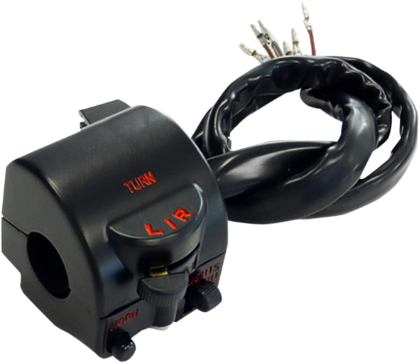 Emgo 46-68844 Handlebar - Switch Assembly - Left